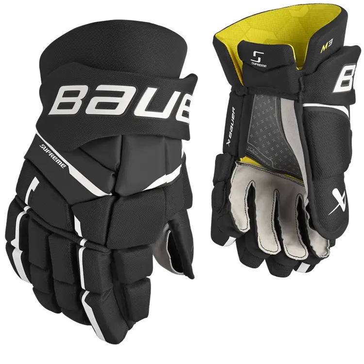 Bauer Supreme M3 Hockey Glove - Intermediate 2 Bauer Supreme M3 Hockey Glove - Intermediate - Image 2