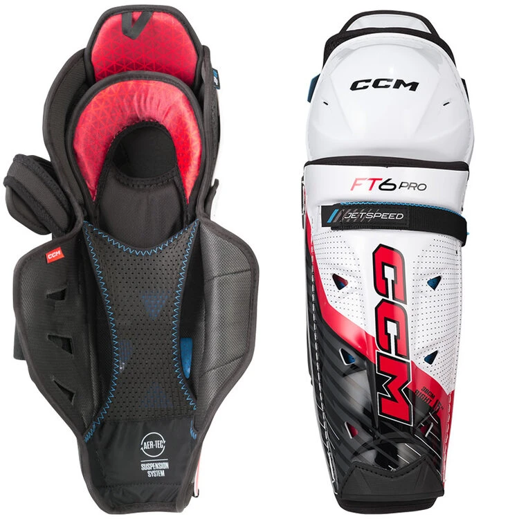 CCM JetSpeed FT6 Pro Shin Guard - Senior 1 CCM JetSpeed FT6 Pro Shin Guard - Senior