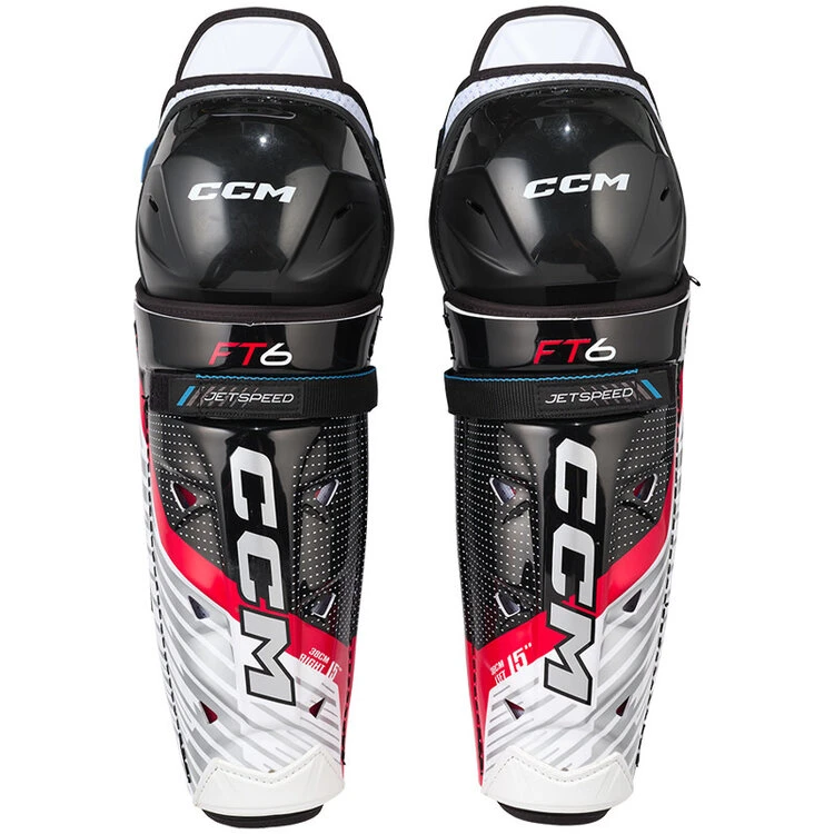 CCM JetSpeed FT6 Shin Guard - Junior 2 CCM JetSpeed FT6 Shin Guard - Junior - Image 2