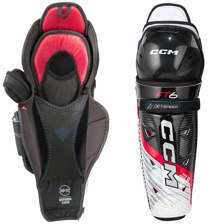 CCM JetSpeed FT6 Shin Guard - Junior 1 CCM JetSpeed FT6 Shin Guard - Junior