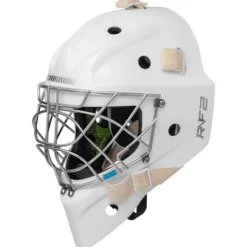 Warrior R/F2 E Certified Goal Helmet - Junior - White