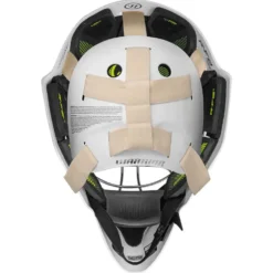 Warrior R/F2 E Certified Goal Helmet - Junior - White -Sports Pulleys Store warrior warrior r f2 e certified goal helmet junio 7