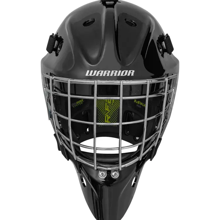 Warrior R/F2 E Certified Goal Helmet - Senior - Black 2 Warrior R/F2 E Certified Goal Helmet - Senior - Black - Image 2
