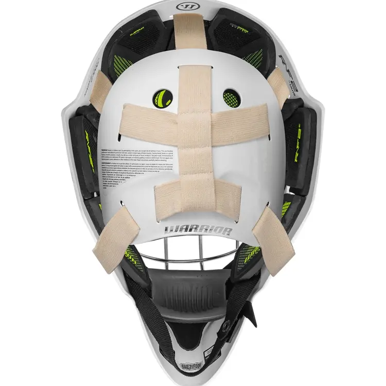 Warrior R/F2 E Certified Goal Helmet - Senior - White 3 Warrior R/F2 E Certified Goal Helmet - Senior - White - Image 3