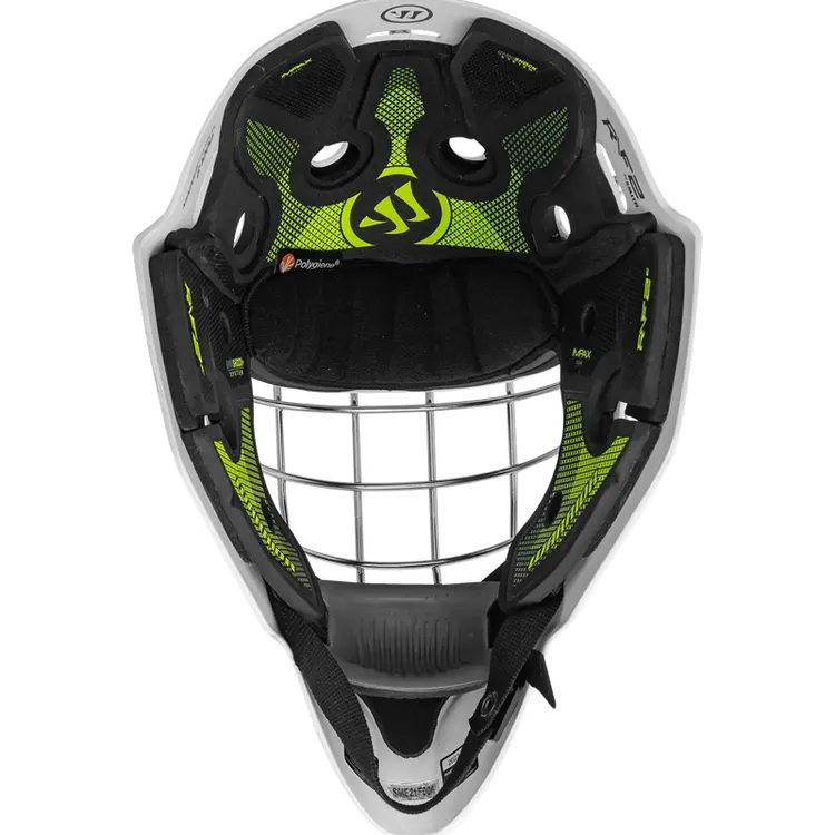 Warrior R/F2 E Certified Goal Helmet - Senior - White 4 Warrior R/F2 E Certified Goal Helmet - Senior - White - Image 4