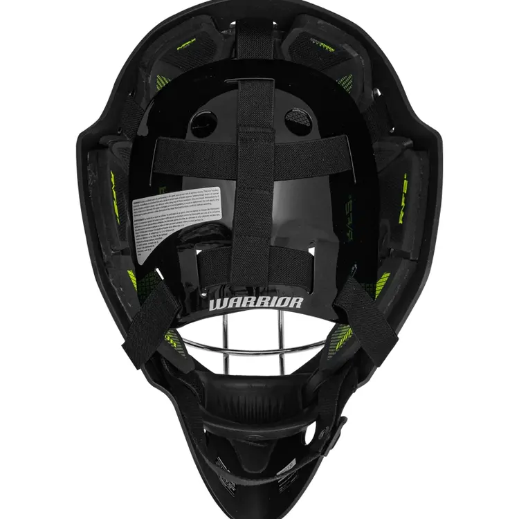 Warrior R/F2 E Certified Goal Helmet - Senior - Black 4 Warrior R/F2 E Certified Goal Helmet - Senior - Black - Image 4