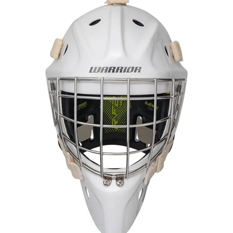 Warrior R/F2 E Certified Goal Helmet - Senior - White 2 Warrior R/F2 E Certified Goal Helmet - Senior - White - Image 2