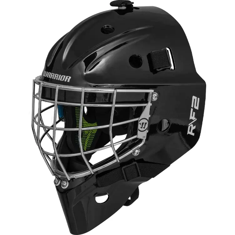 Warrior R/F2 E Certified Goal Helmet - Senior - Black 1 Warrior R/F2 E Certified Goal Helmet - Senior - Black