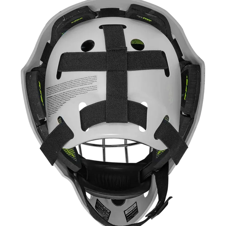 Warrior R/F2 E Certified Goal Helmet - Youth - White 4 Warrior R/F2 E Certified Goal Helmet - Youth - White - Image 4