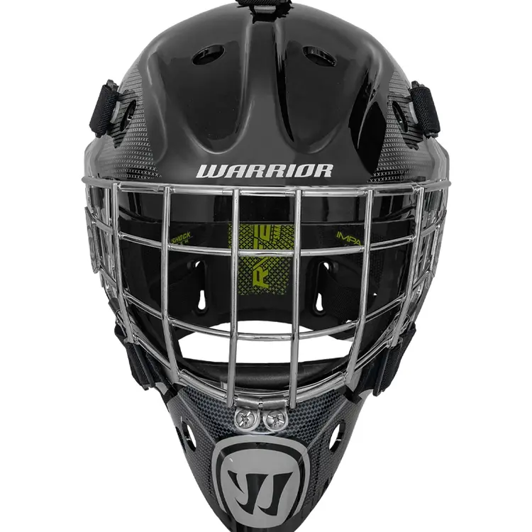 Warrior R/F2 E Certified Goal Helmet - Youth - Black 2 Warrior R/F2 E Certified Goal Helmet - Youth - Black - Image 2